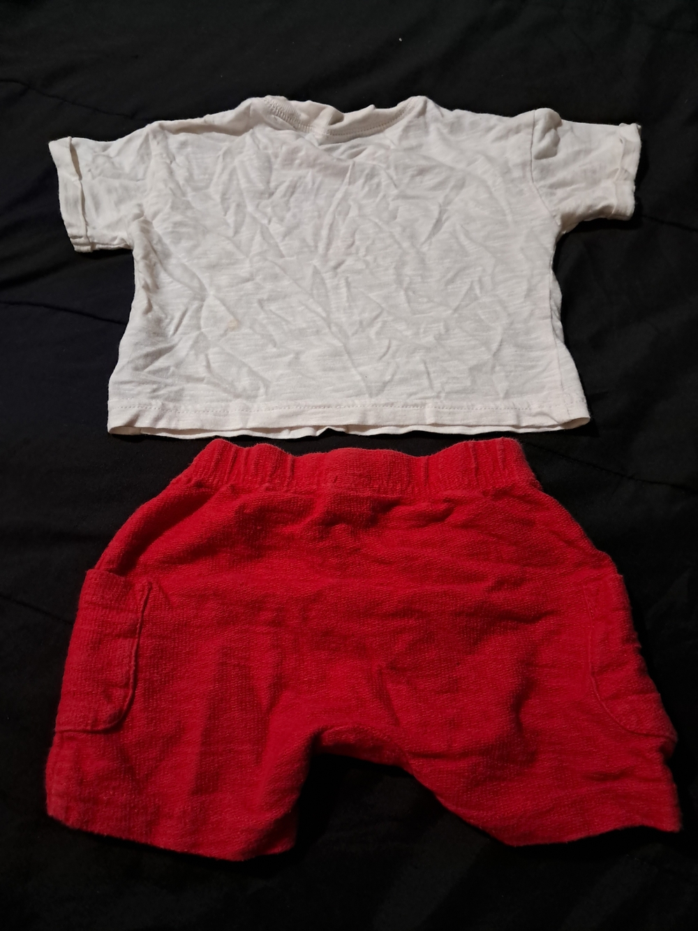 Carter's Red Knit Drawstring Shorts - Picture 2 of 4